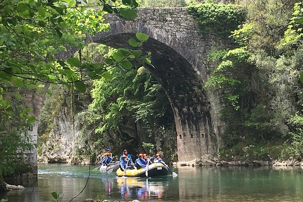 Rafting en el Río Sella