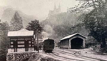 Los trenes y tranvías de Arriondas