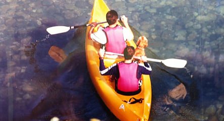 Primer Sella en 1991 - Descenso del Sella con Perro