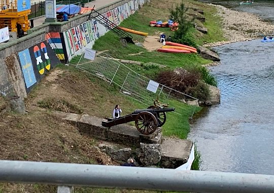 Cañon utilizado para la salida del Descenso del Sella